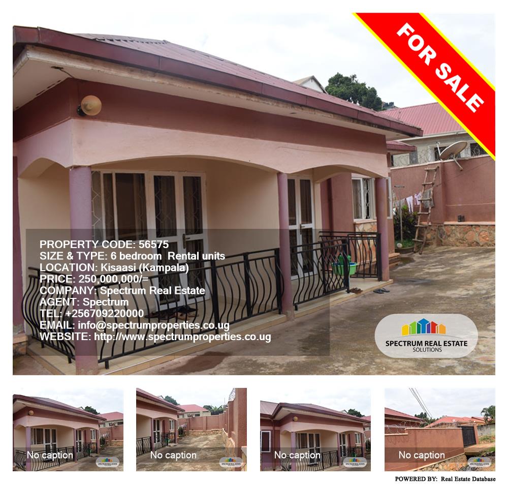 6 bedroom Rental units  for sale in Kisaasi Kampala Uganda, code: 56575