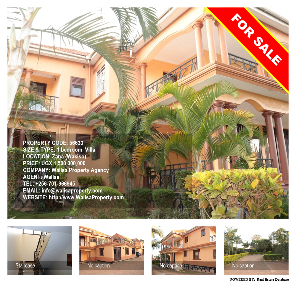 1 bedroom Villa  for sale in Zana Wakiso Uganda, code: 56633