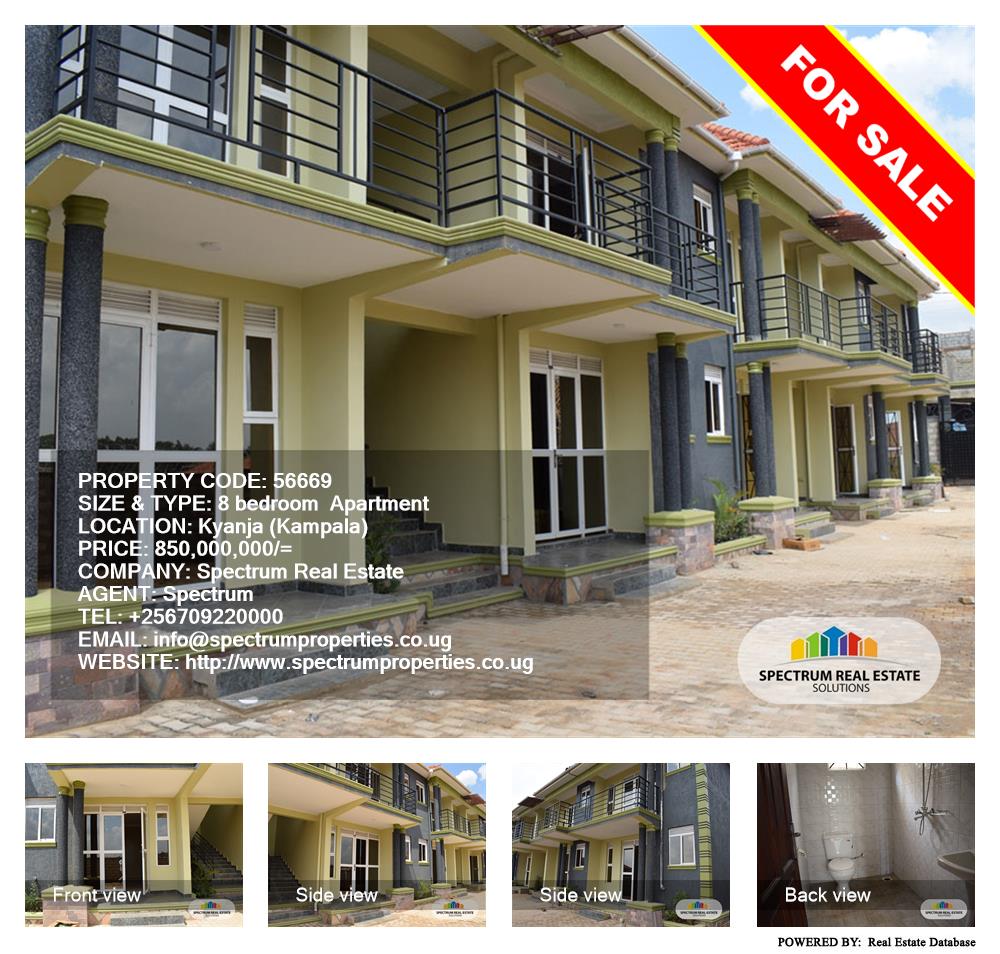 8 bedroom Apartment  for sale in Kyanja Kampala Uganda, code: 56669
