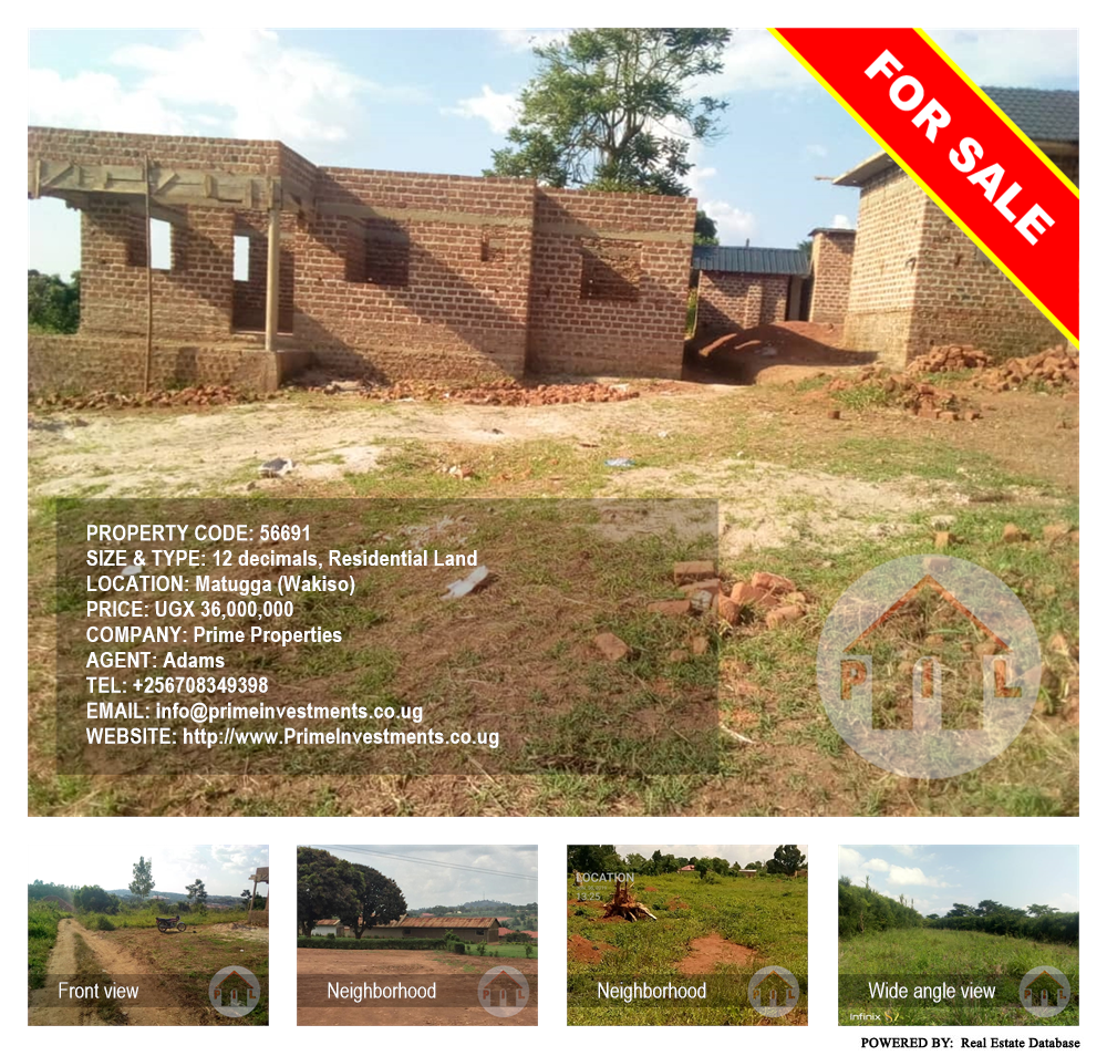 Residential Land  for sale in Matugga Wakiso Uganda, code: 56691