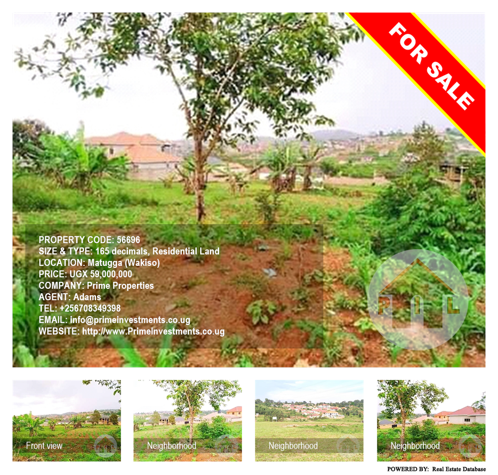 Residential Land  for sale in Matugga Wakiso Uganda, code: 56696