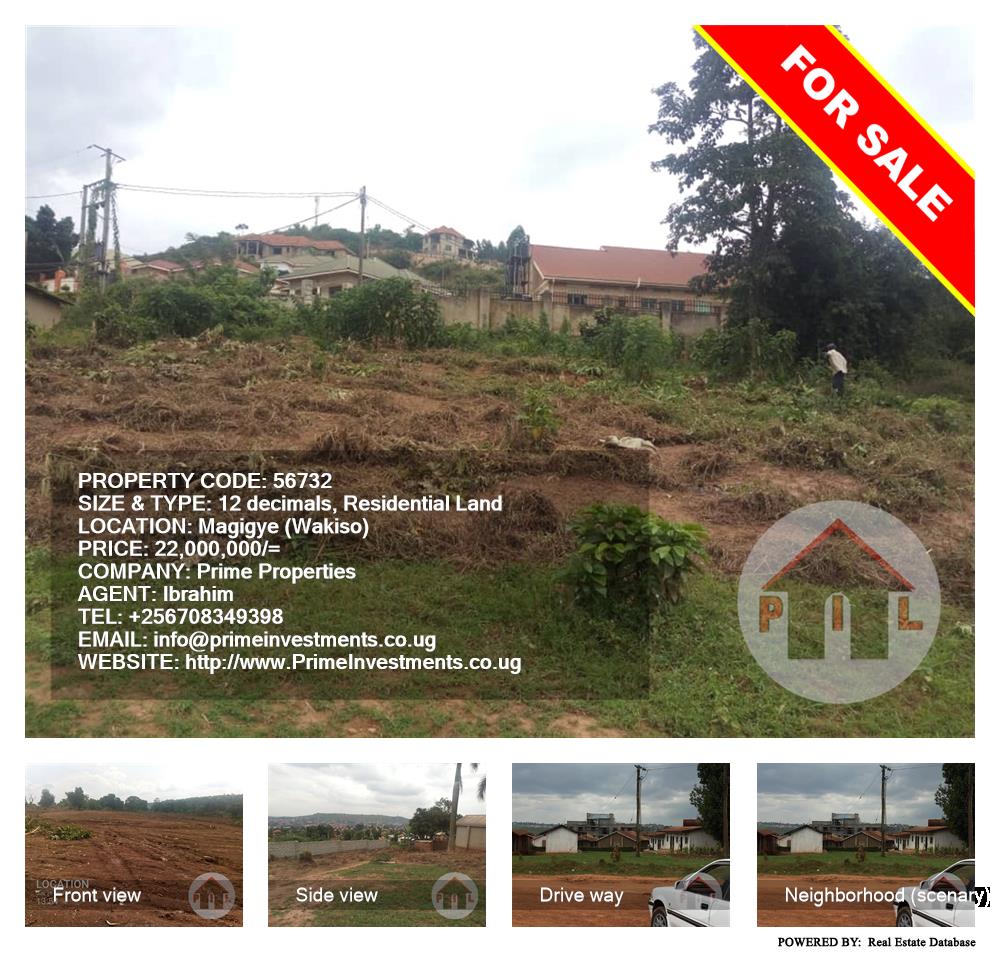Residential Land  for sale in Magigye Wakiso Uganda, code: 56732