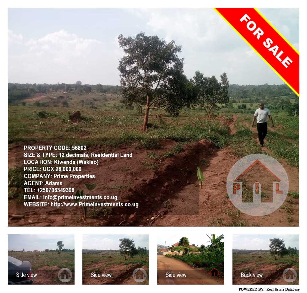 Residential Land  for sale in Kiwenda Wakiso Uganda, code: 56802