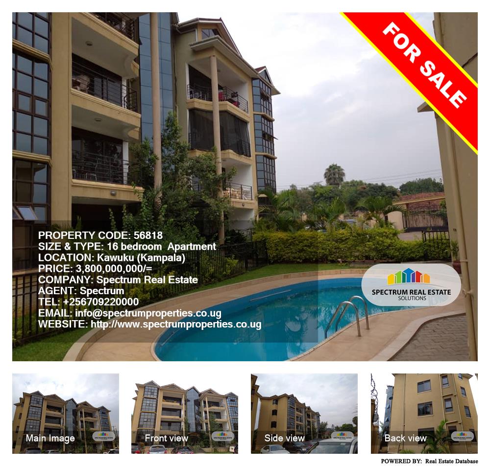 16 bedroom Apartment  for sale in Kawuku Kampala Uganda, code: 56818