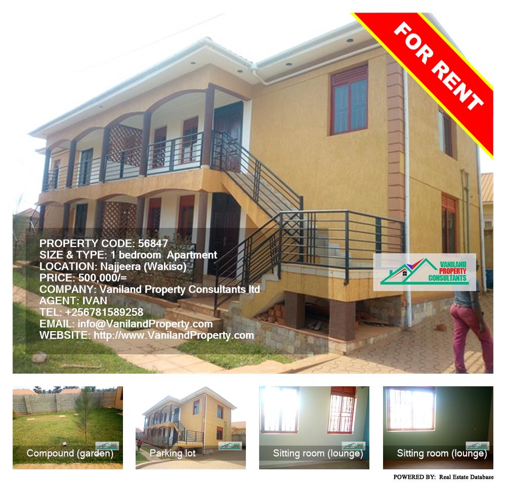 1 bedroom Apartment  for rent in Najjera Wakiso Uganda, code: 56847