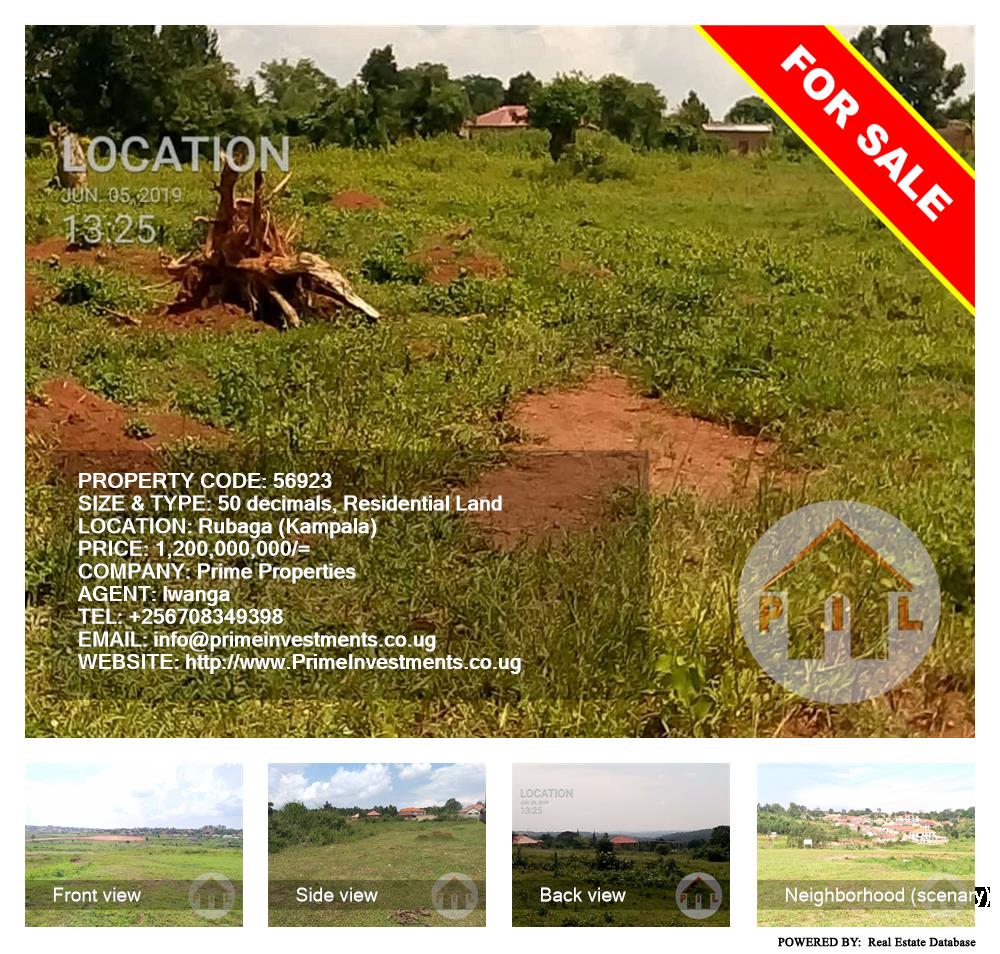 Residential Land  for sale in Rubaga Kampala Uganda, code: 56923