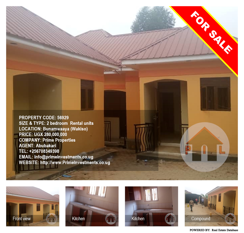 2 bedroom Rental units  for sale in Bunamwaaya Wakiso Uganda, code: 56929