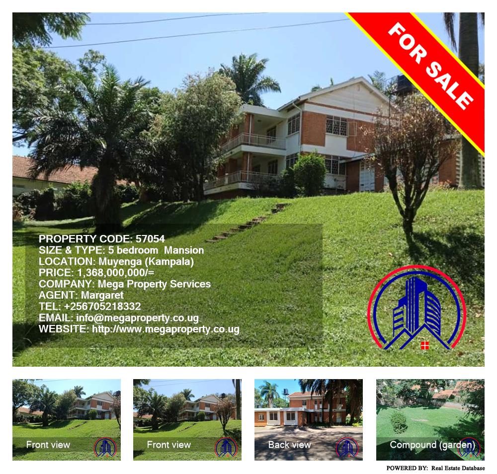 5 bedroom Mansion  for sale in Muyenga Kampala Uganda, code: 57054