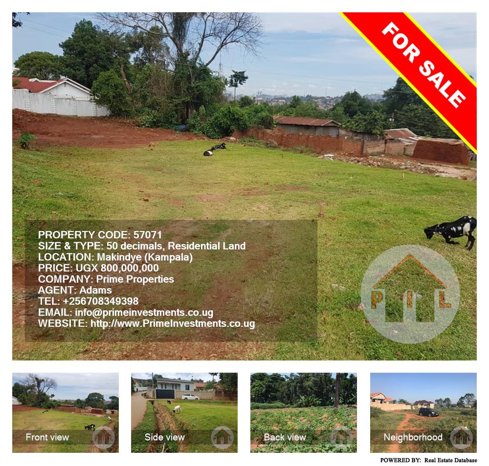 Residential Land  for sale in Makindye Kampala Uganda, code: 57071
