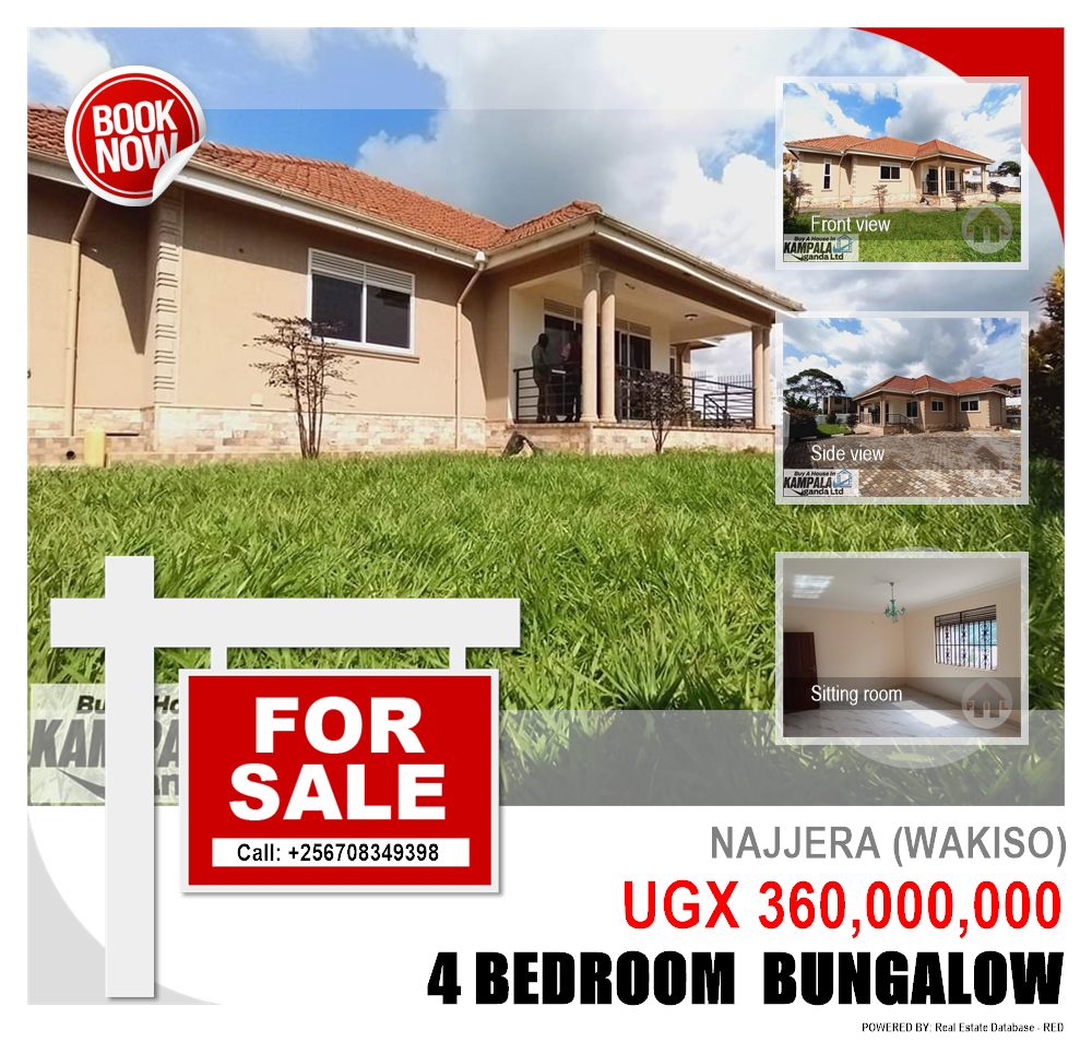 4 bedroom Bungalow  for sale in Najjera Wakiso Uganda, code: 57080