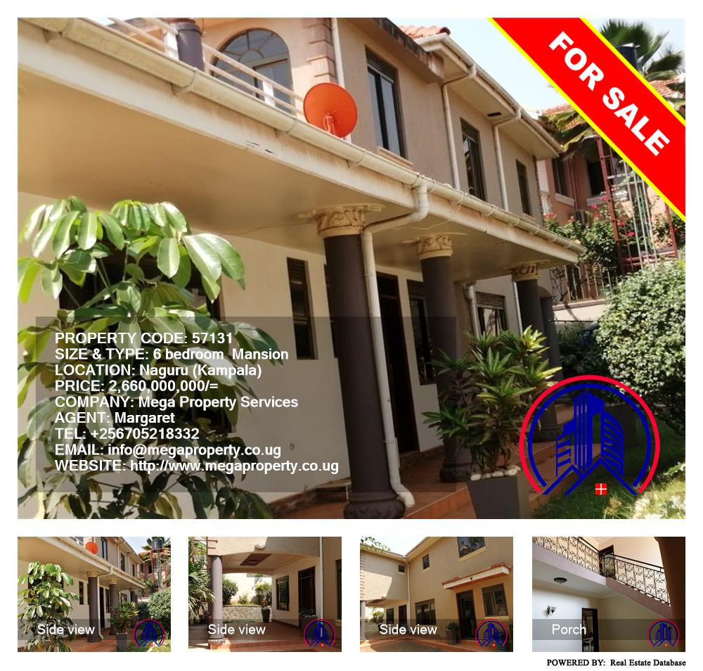 6 bedroom Mansion  for sale in Naguru Kampala Uganda, code: 57131