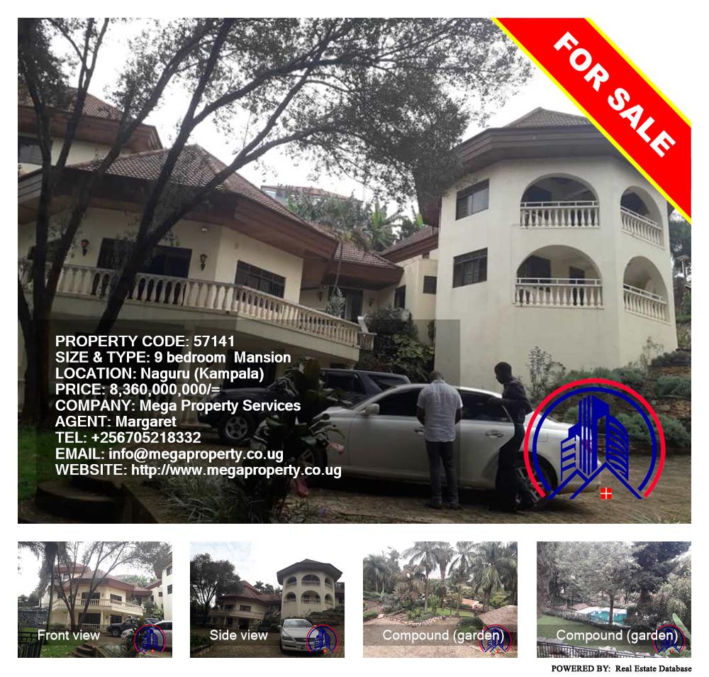 9 bedroom Mansion  for sale in Naguru Kampala Uganda, code: 57141
