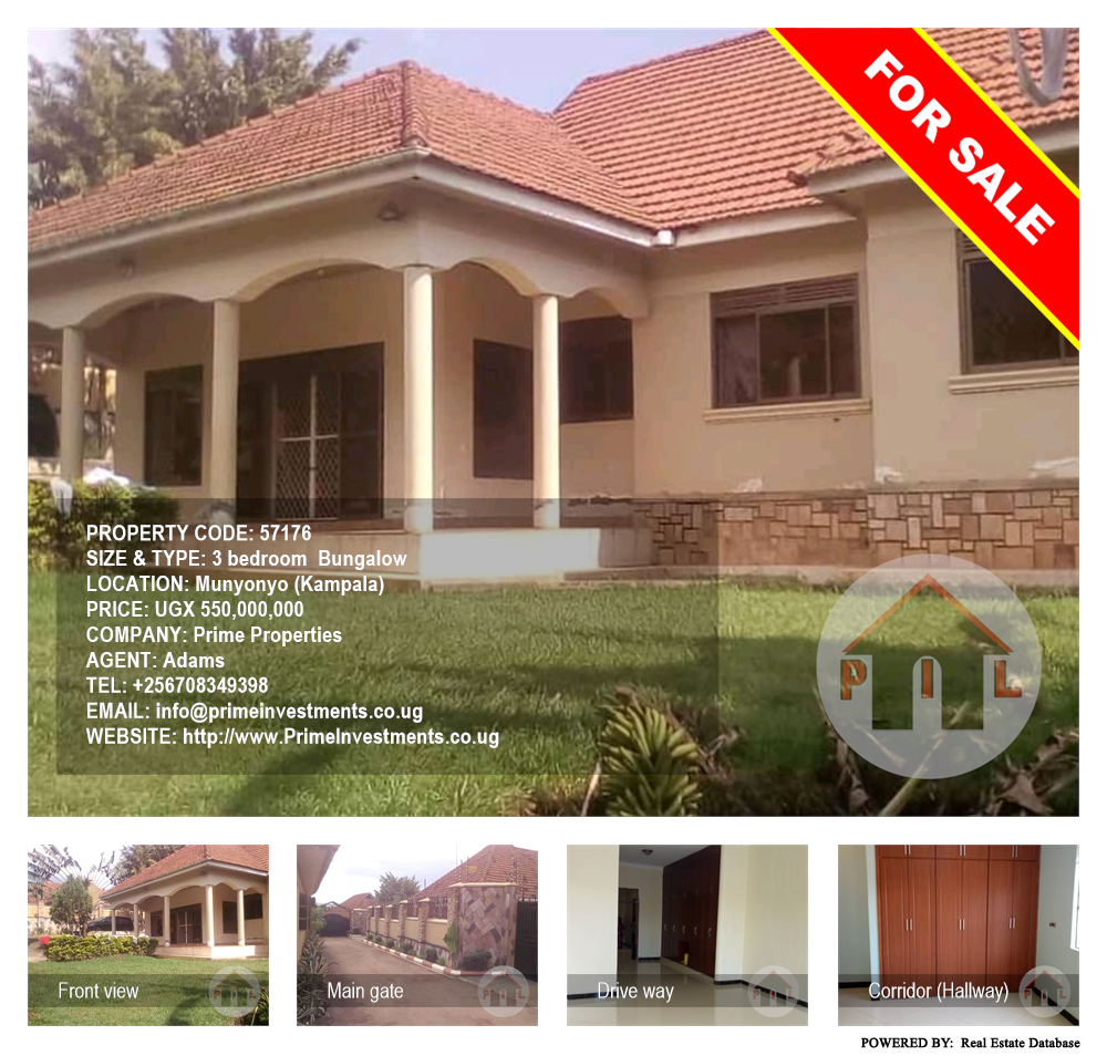 3 bedroom Bungalow  for sale in Munyonyo Kampala Uganda, code: 57176