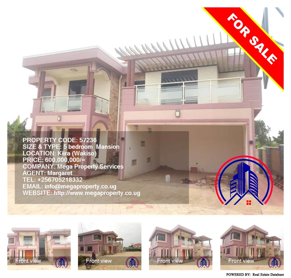 5 bedroom Mansion  for sale in Kira Wakiso Uganda, code: 57236