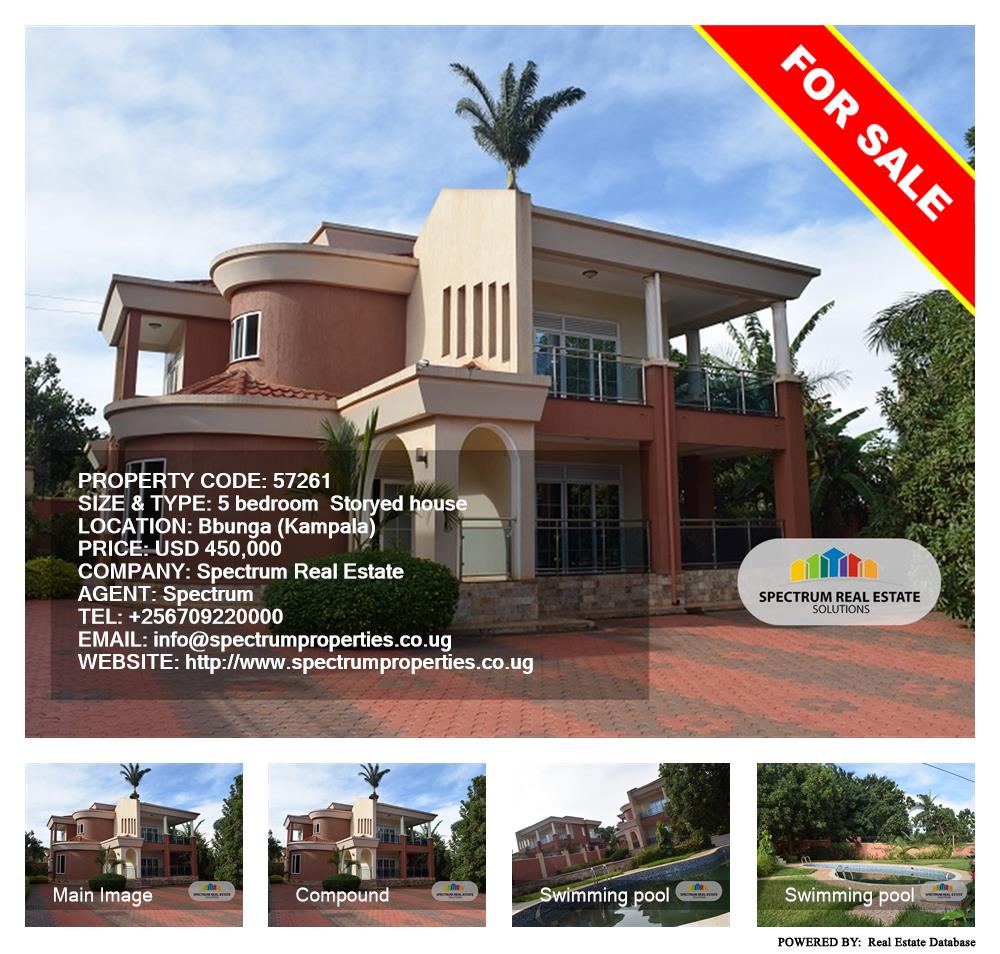 5 bedroom Storeyed house  for sale in Bbunga Kampala Uganda, code: 57261