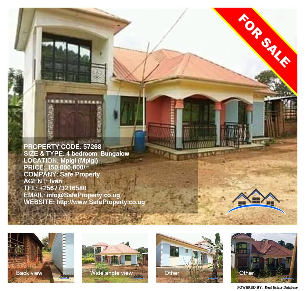 4 bedroom Bungalow  for sale in Mpigi Mpigi Uganda, code: 57268