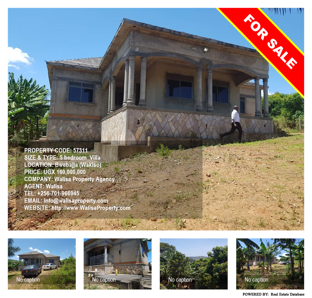 5 bedroom Villa  for sale in Bwebajja Wakiso Uganda, code: 57311