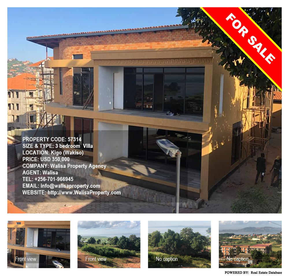 3 bedroom Villa  for sale in Kigo Wakiso Uganda, code: 57314