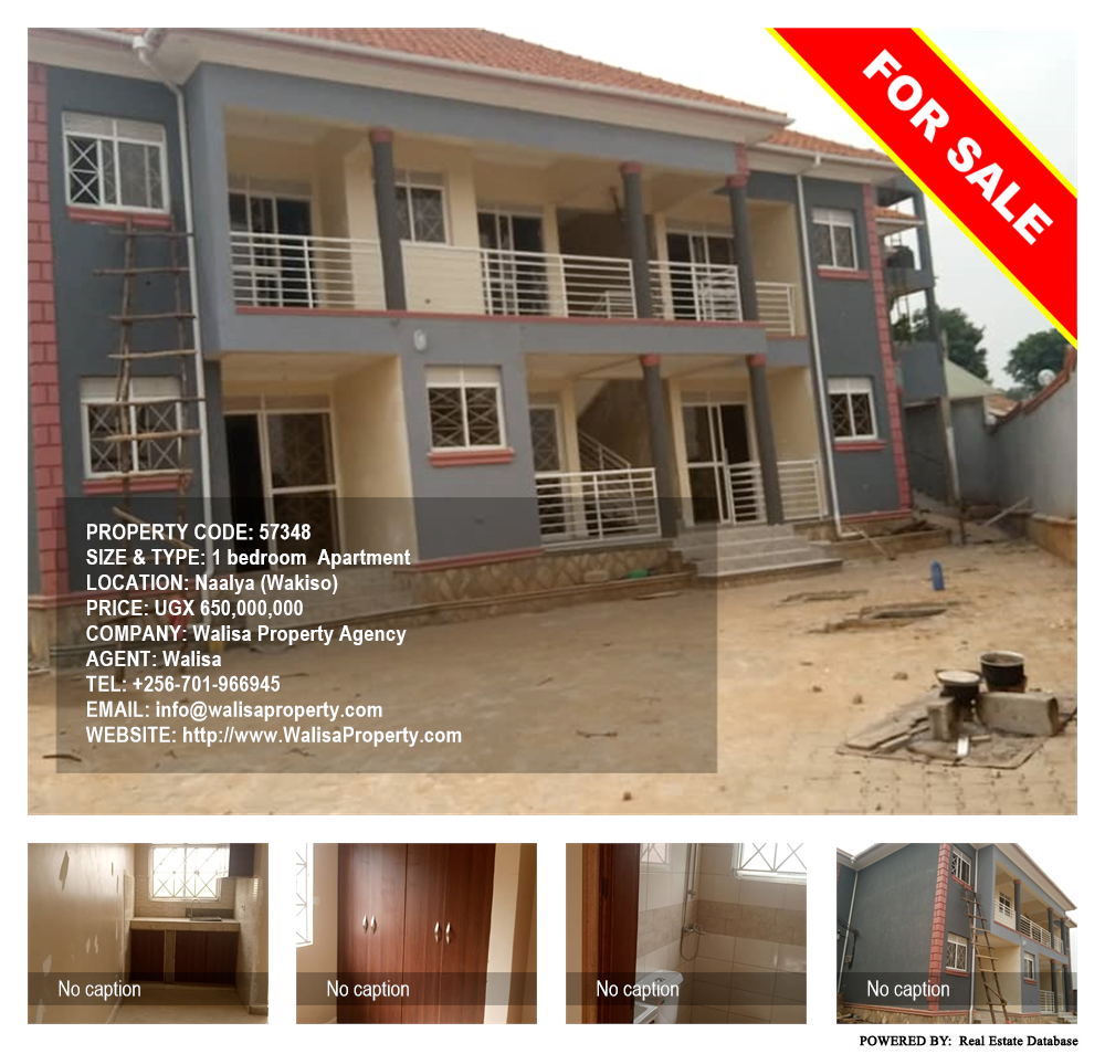 1 bedroom Apartment  for sale in Naalya Wakiso Uganda, code: 57348