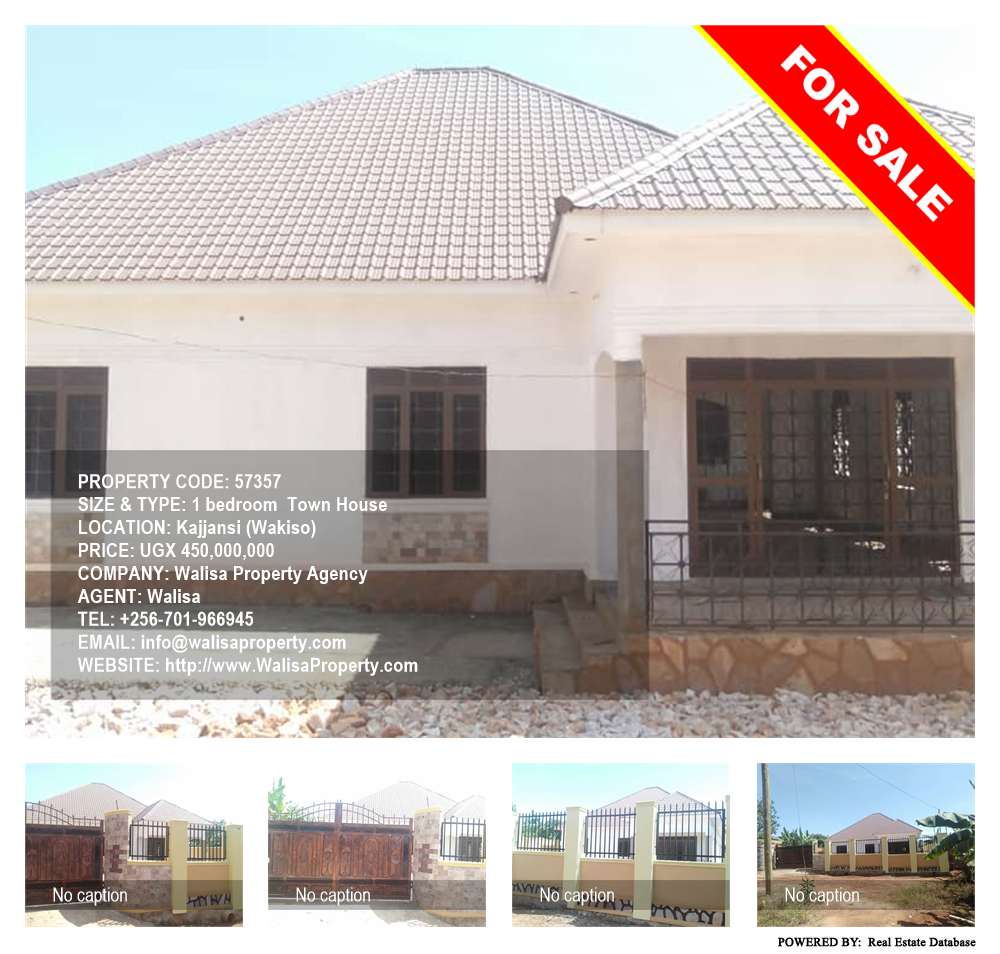 1 bedroom Town House  for sale in Kajjansi Wakiso Uganda, code: 57357