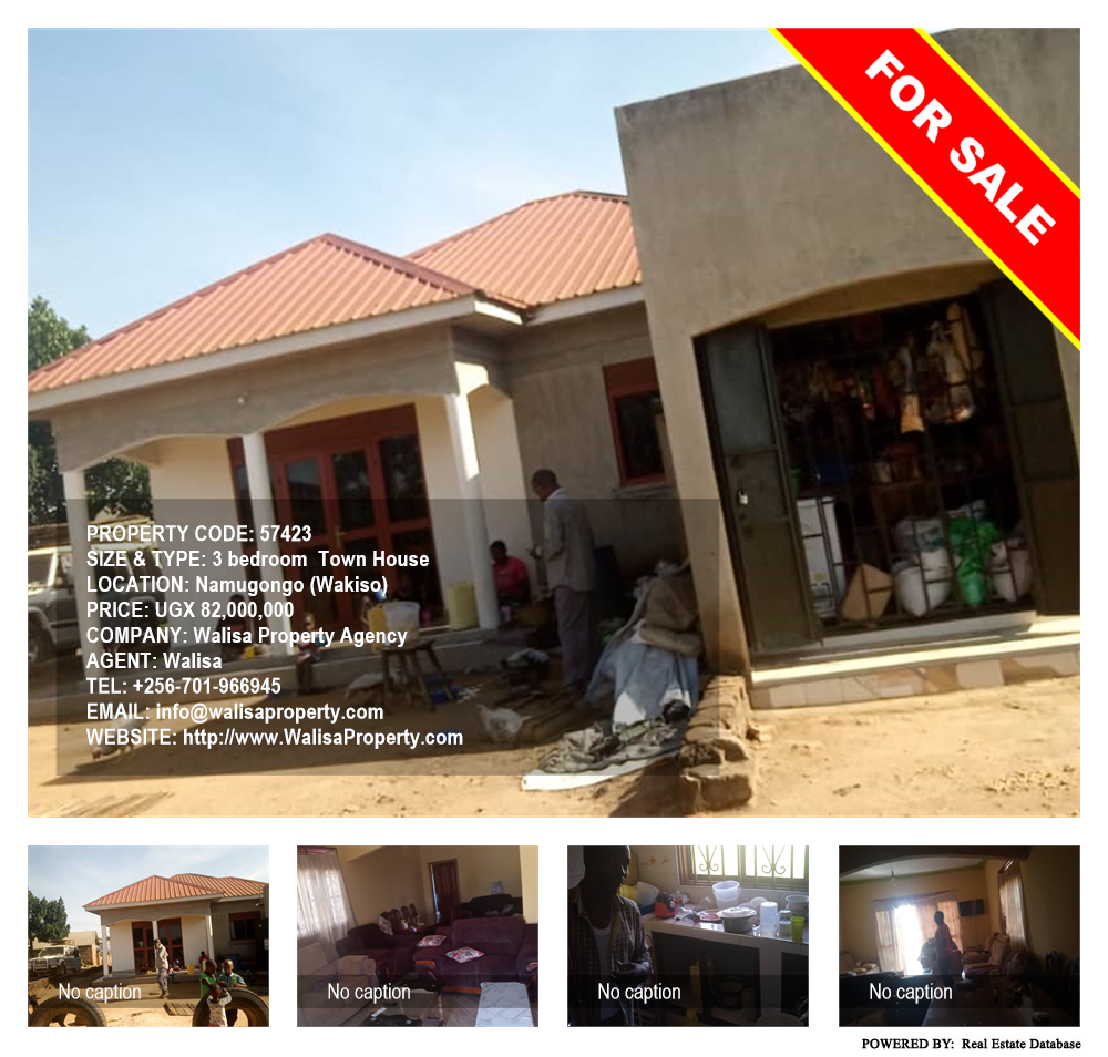 3 bedroom Town House  for sale in Namugongo Wakiso Uganda, code: 57423