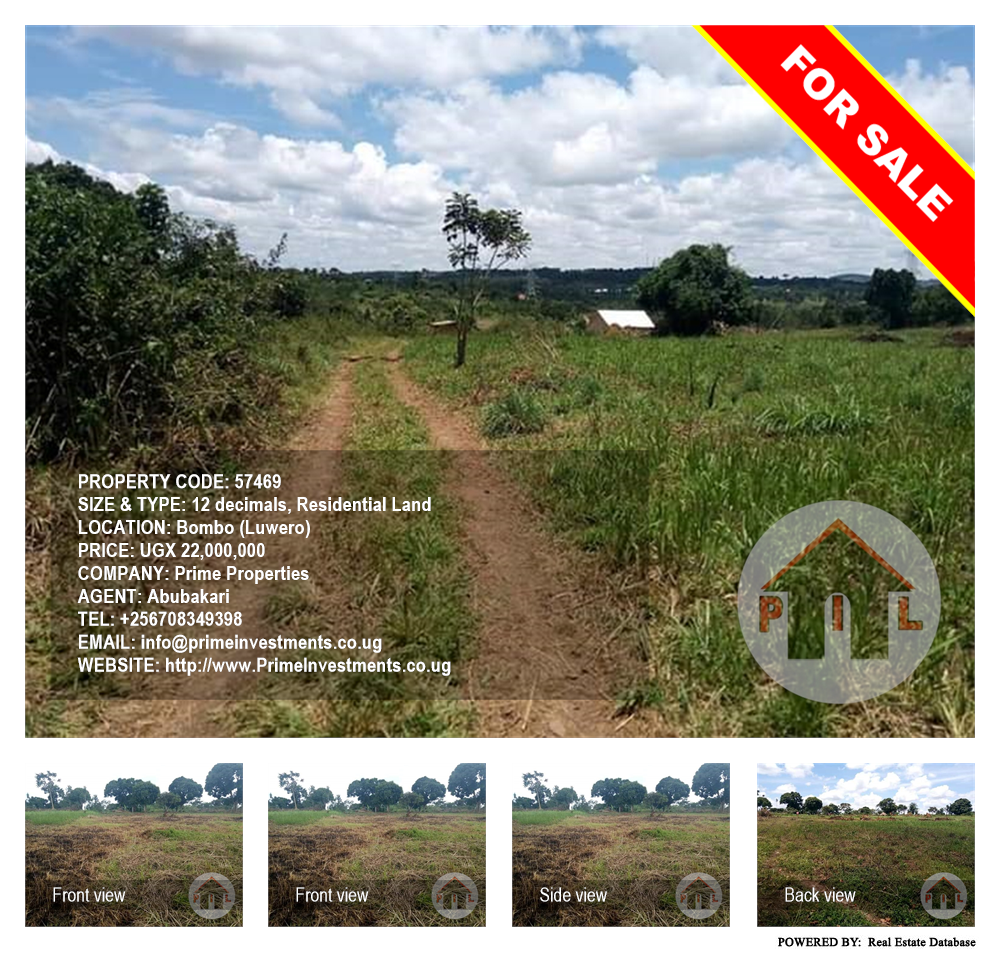 Residential Land  for sale in Bombo Luweero Uganda, code: 57469