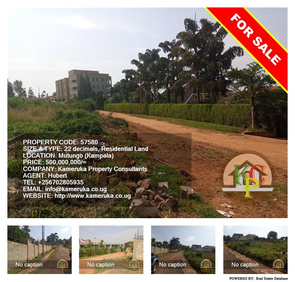 Residential Land  for sale in Mutungo Kampala Uganda, code: 57580