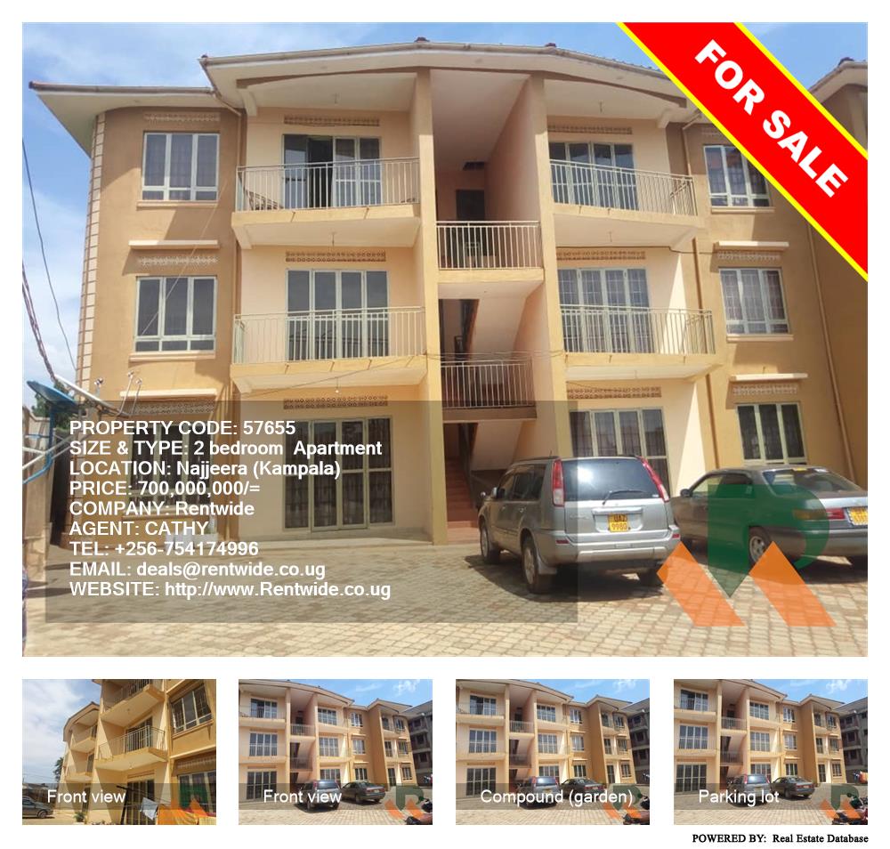 2 bedroom Apartment  for sale in Najjera Kampala Uganda, code: 57655