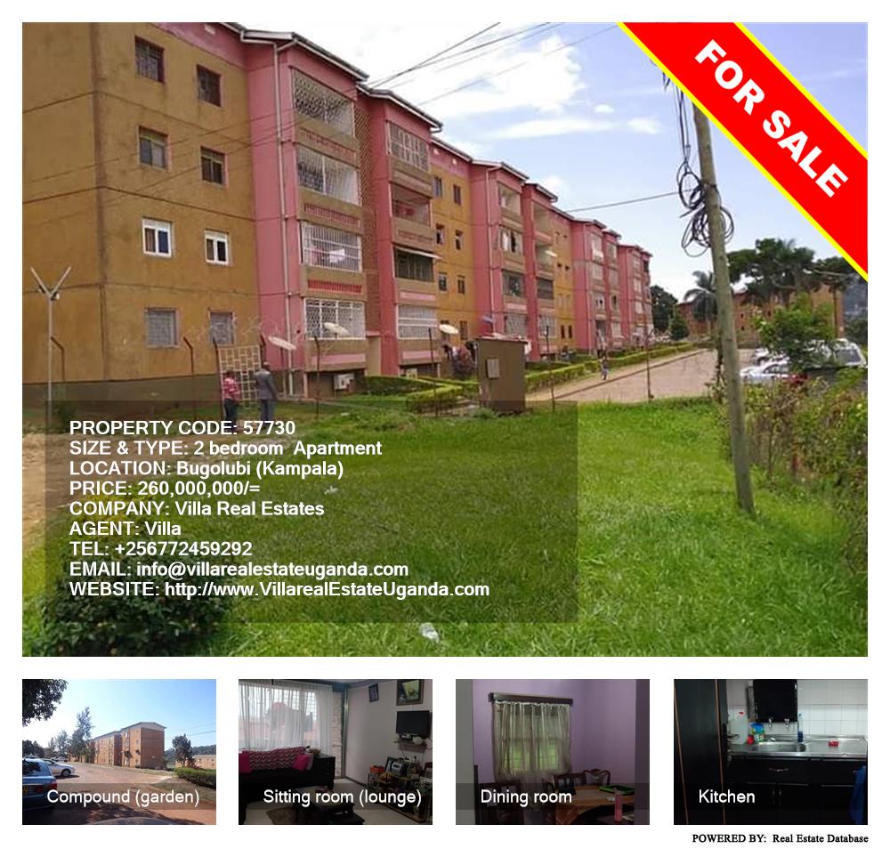 2 bedroom Apartment  for sale in Bugoloobi Kampala Uganda, code: 57730