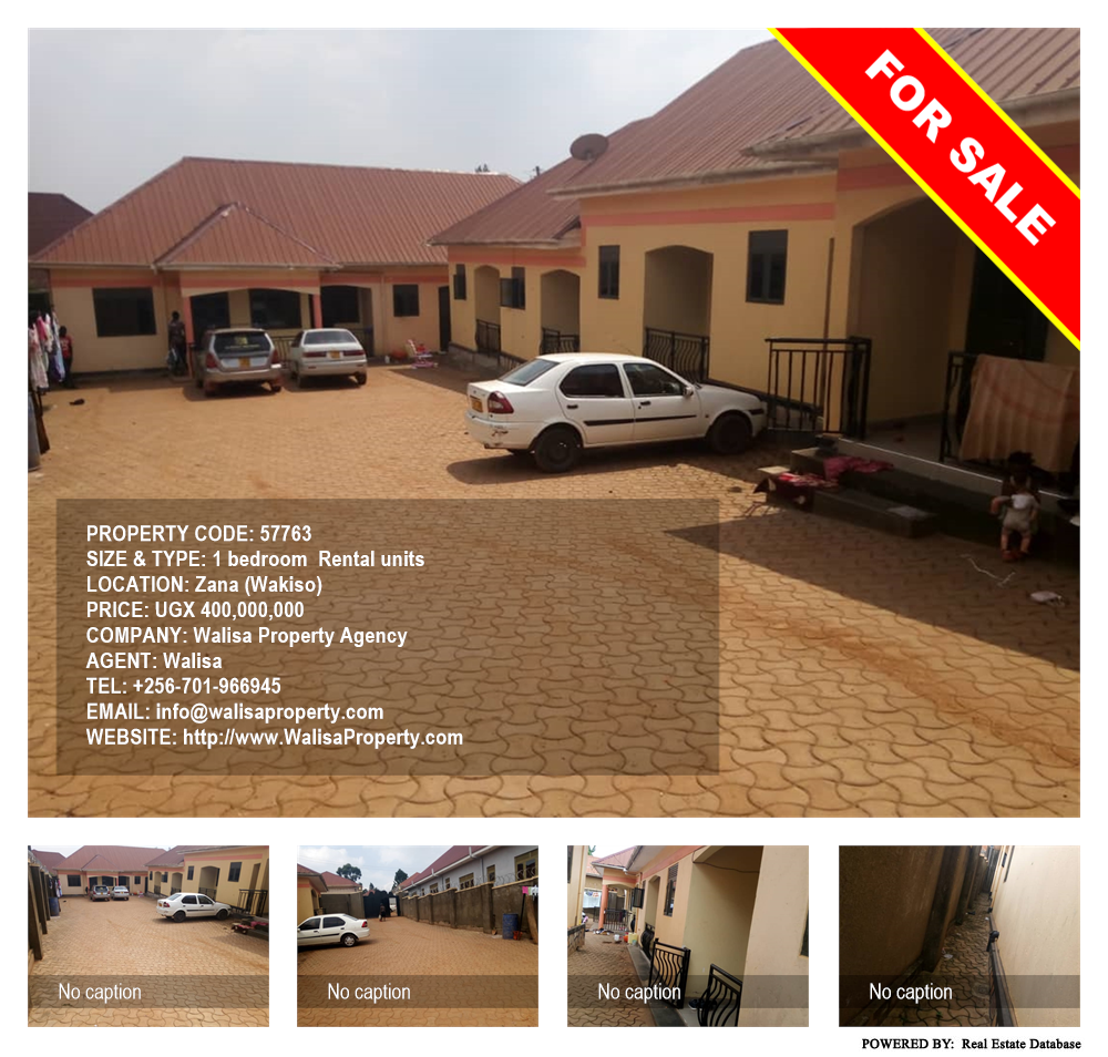 1 bedroom Rental units  for sale in Zana Wakiso Uganda, code: 57763