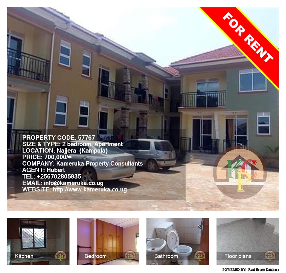 2 bedroom Apartment  for rent in Najjera Kampala Uganda, code: 57767