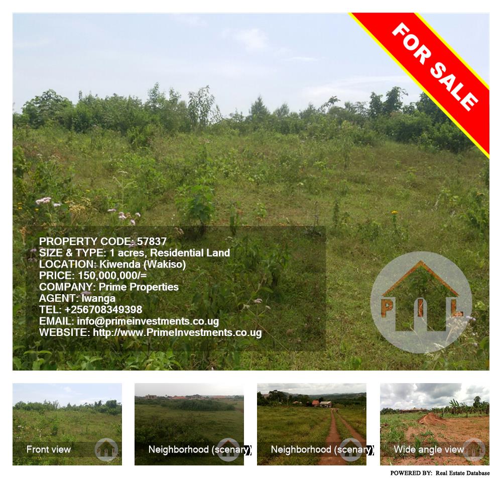 Residential Land  for sale in Kiwenda Wakiso Uganda, code: 57837