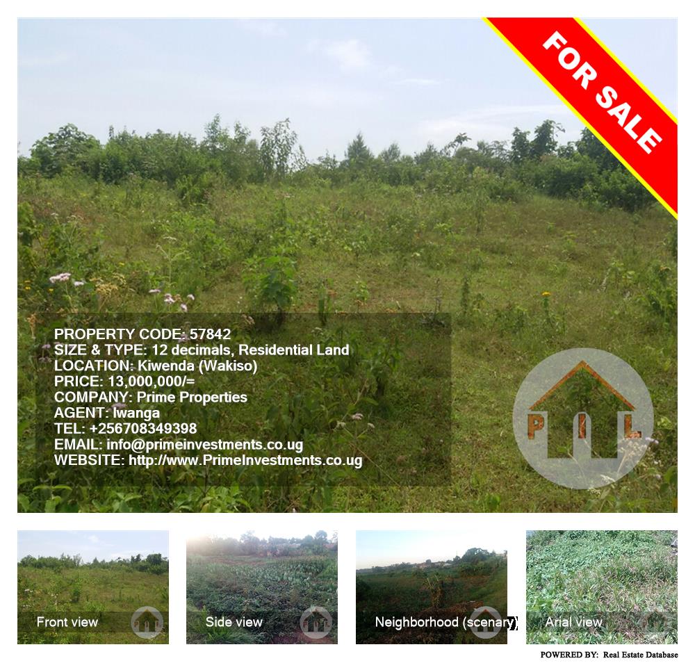 Residential Land  for sale in Kiwenda Wakiso Uganda, code: 57842