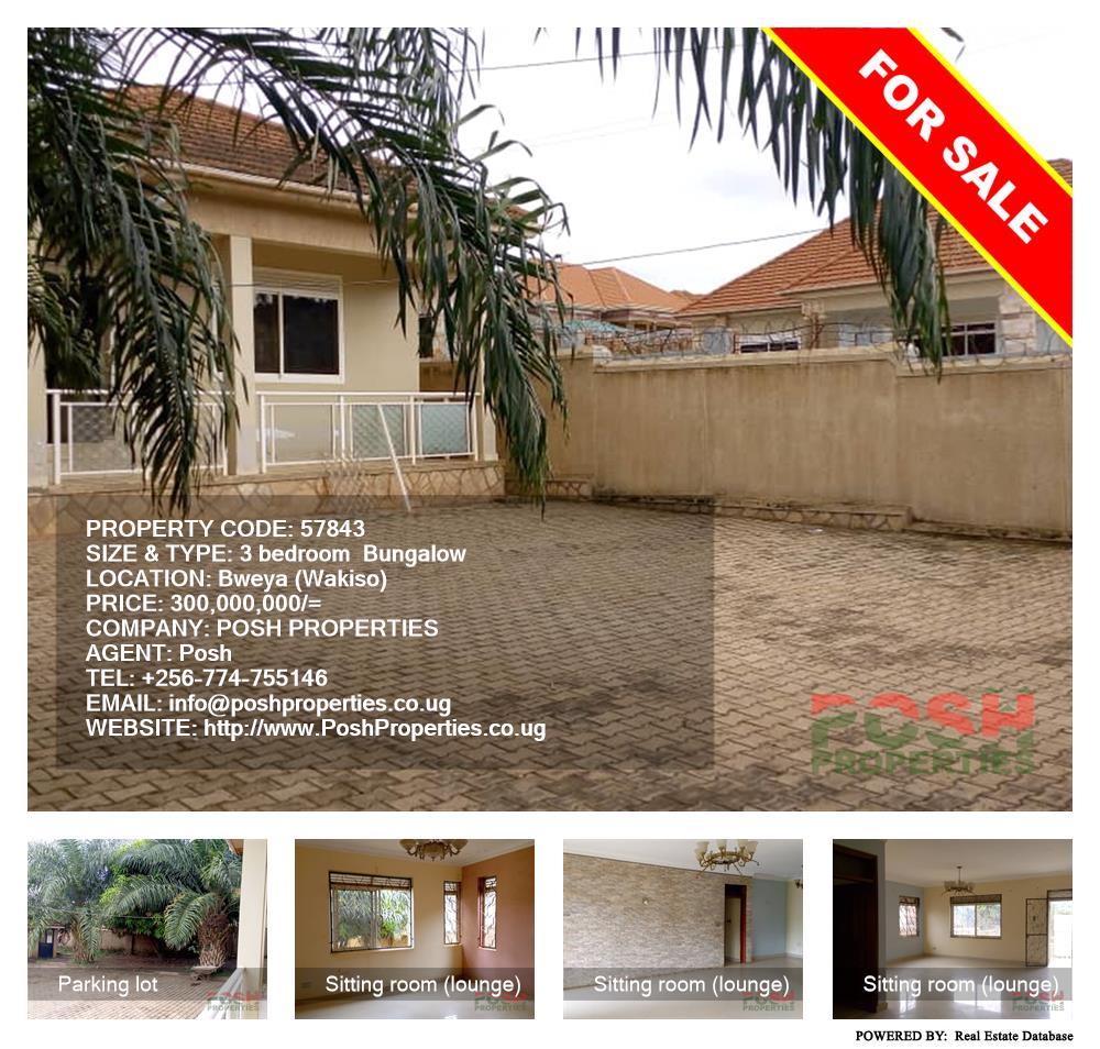 3 bedroom Bungalow  for sale in Bweya Wakiso Uganda, code: 57843