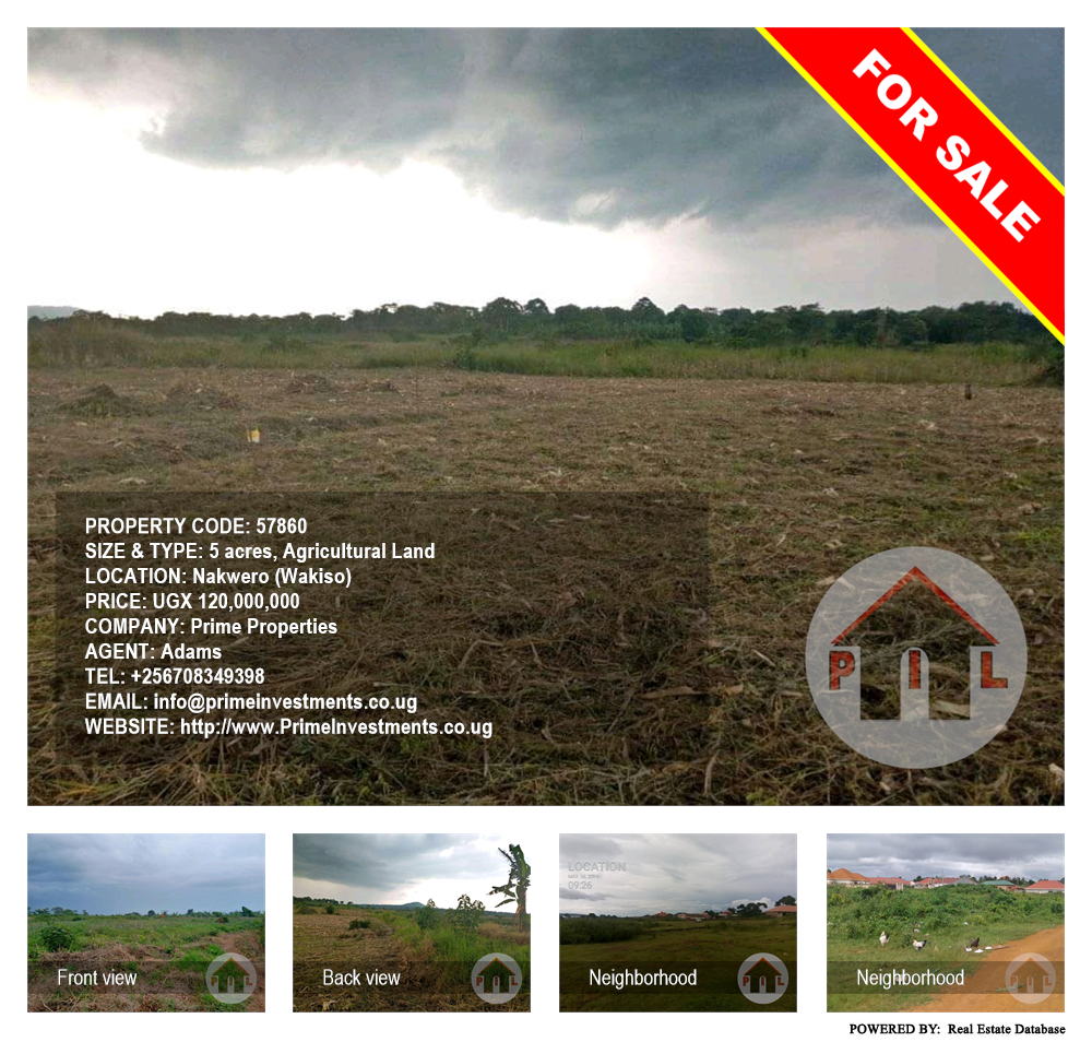 Agricultural Land  for sale in Nakweelo Wakiso Uganda, code: 57860