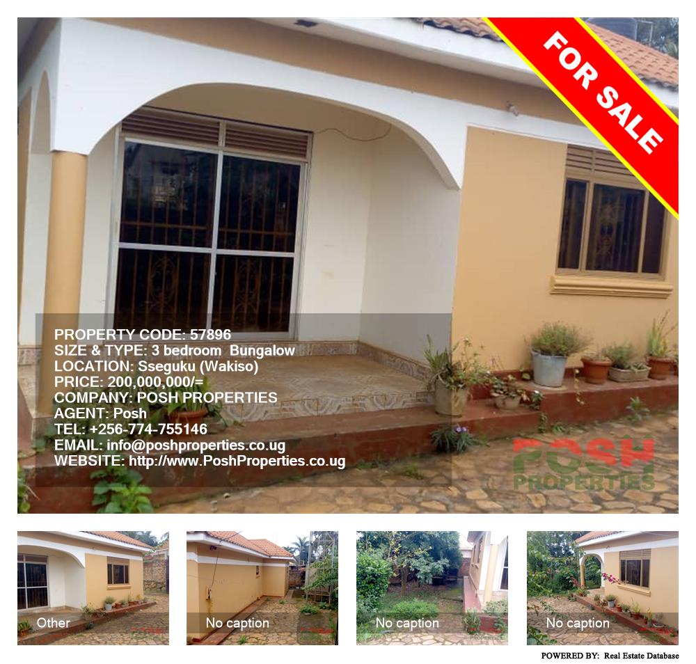 3 bedroom Bungalow  for sale in Seguku Wakiso Uganda, code: 57896