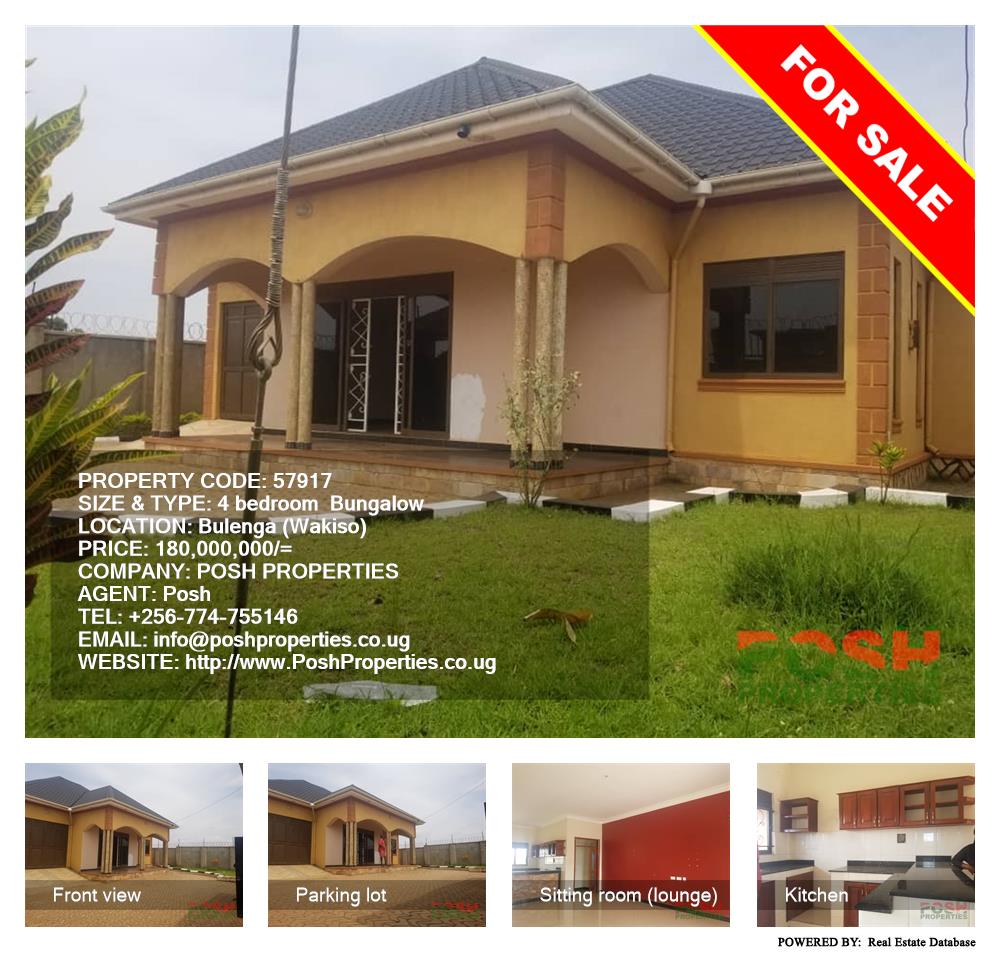 4 bedroom Bungalow  for sale in Bulenga Wakiso Uganda, code: 57917