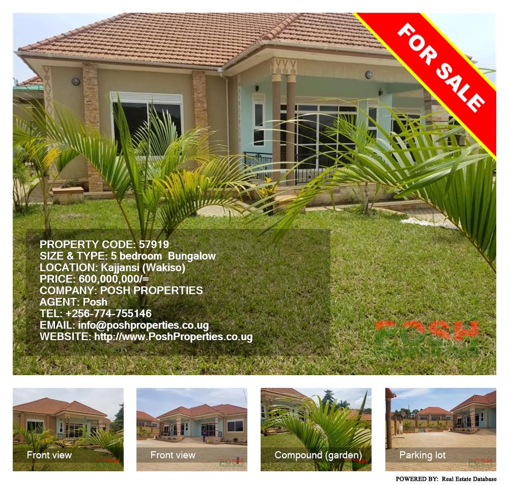 5 bedroom Bungalow  for sale in Kajjansi Wakiso Uganda, code: 57919