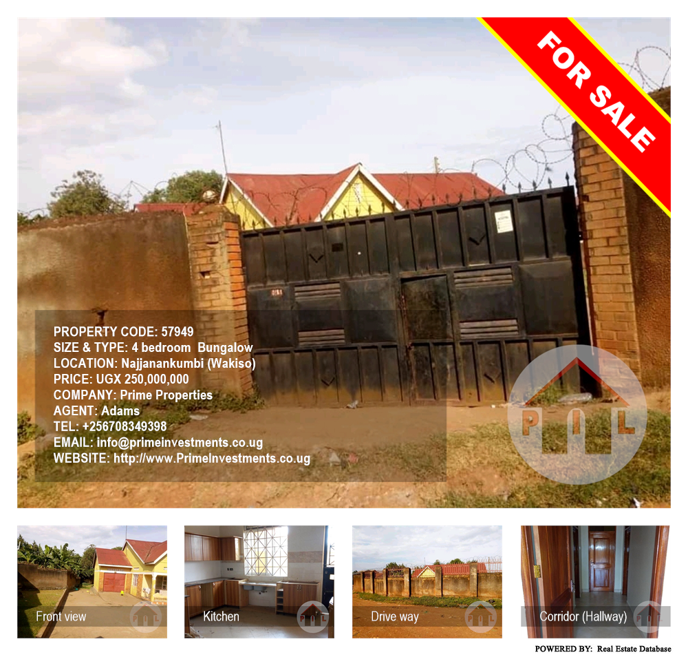 4 bedroom Bungalow  for sale in Najjanankumbi Wakiso Uganda, code: 57949