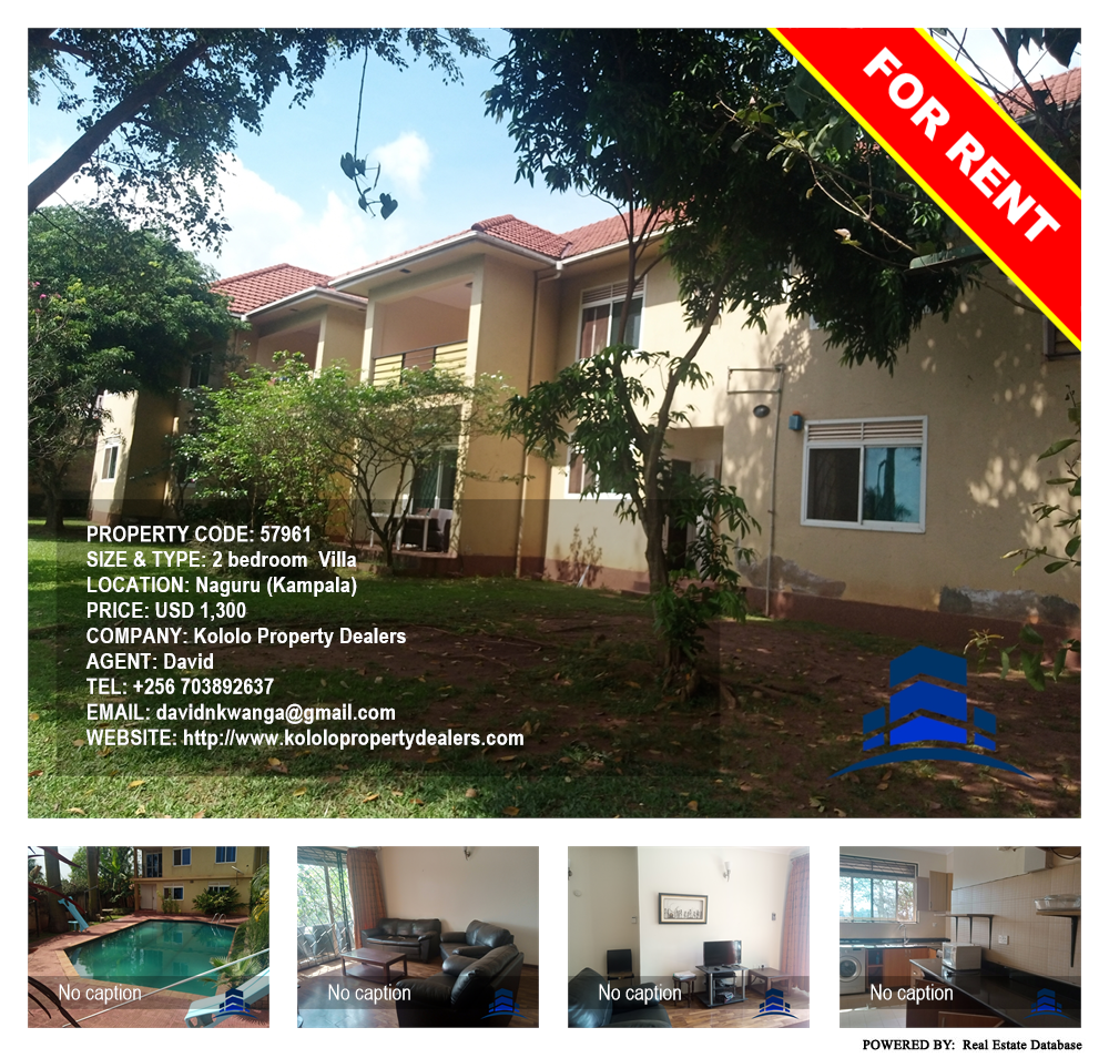 2 bedroom Villa  for rent in Naguru Kampala Uganda, code: 57961