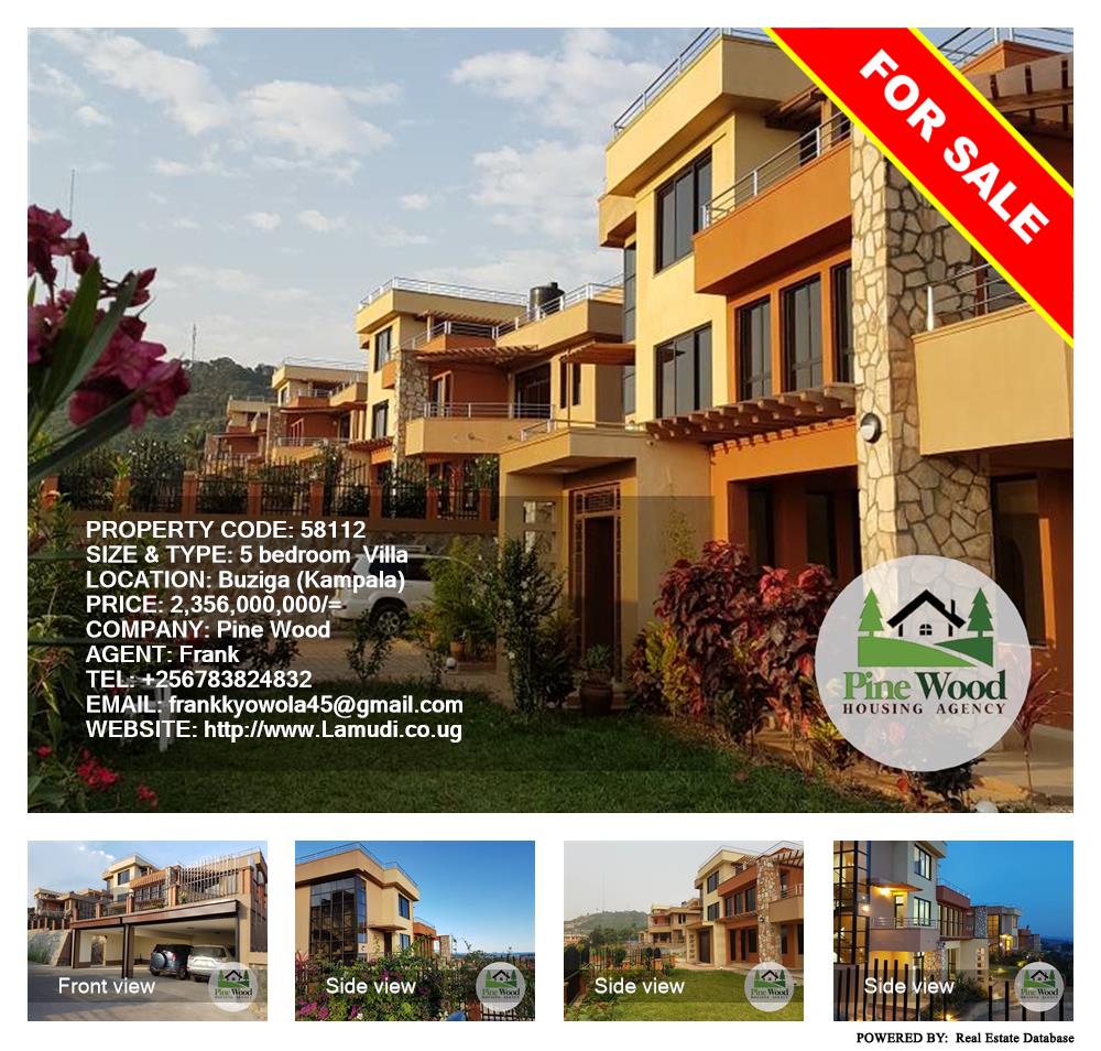 5 bedroom Villa  for sale in Buziga Kampala Uganda, code: 58112
