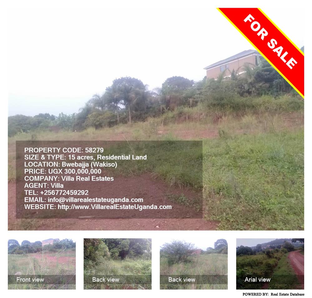 Residential Land  for sale in Bwebajja Wakiso Uganda, code: 58279