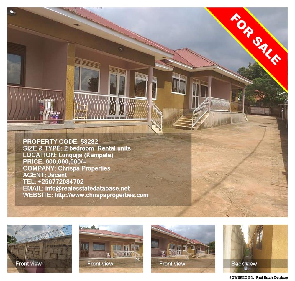 2 bedroom Rental units  for sale in Lungujja Kampala Uganda, code: 58282