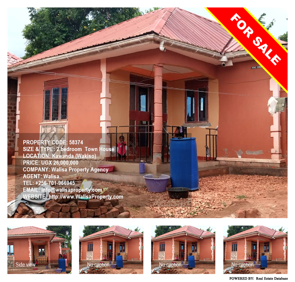 2 bedroom Town House  for sale in Kawanda Wakiso Uganda, code: 58374