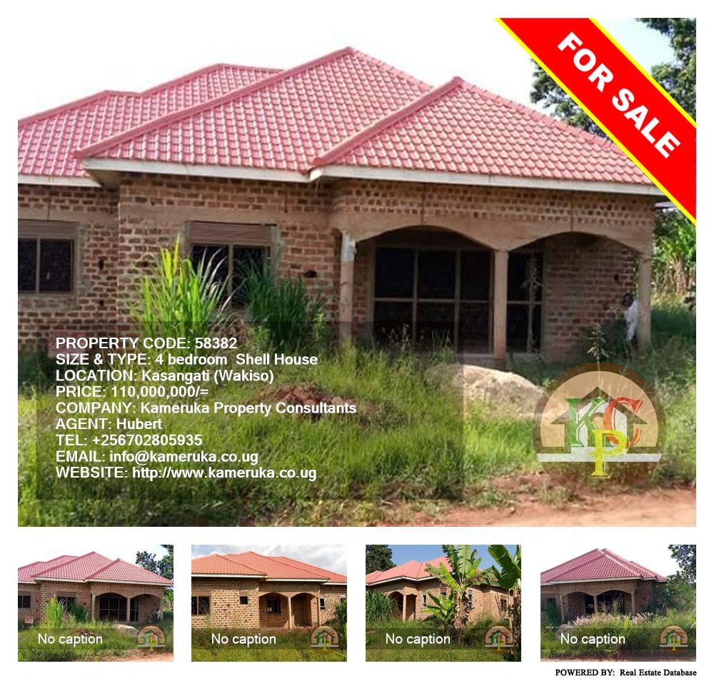4 bedroom Shell House  for sale in Kasangati Wakiso Uganda, code: 58382