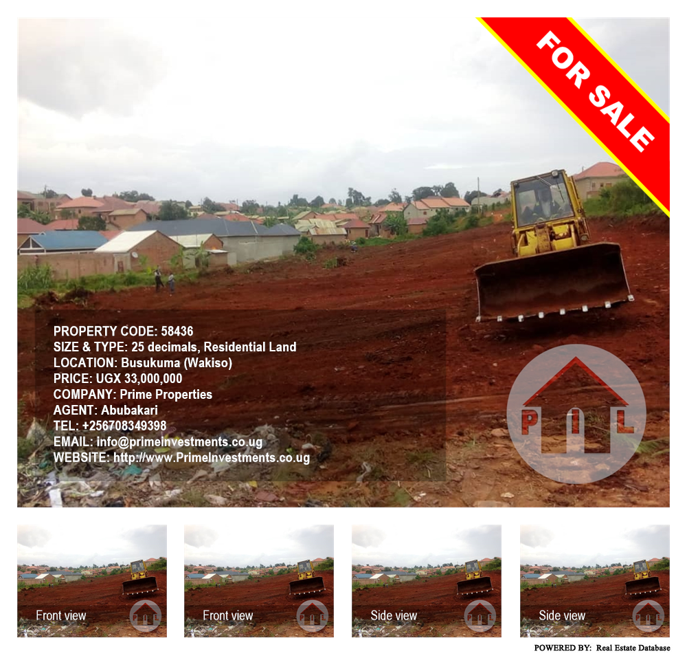 Residential Land  for sale in Busukuma Wakiso Uganda, code: 58436