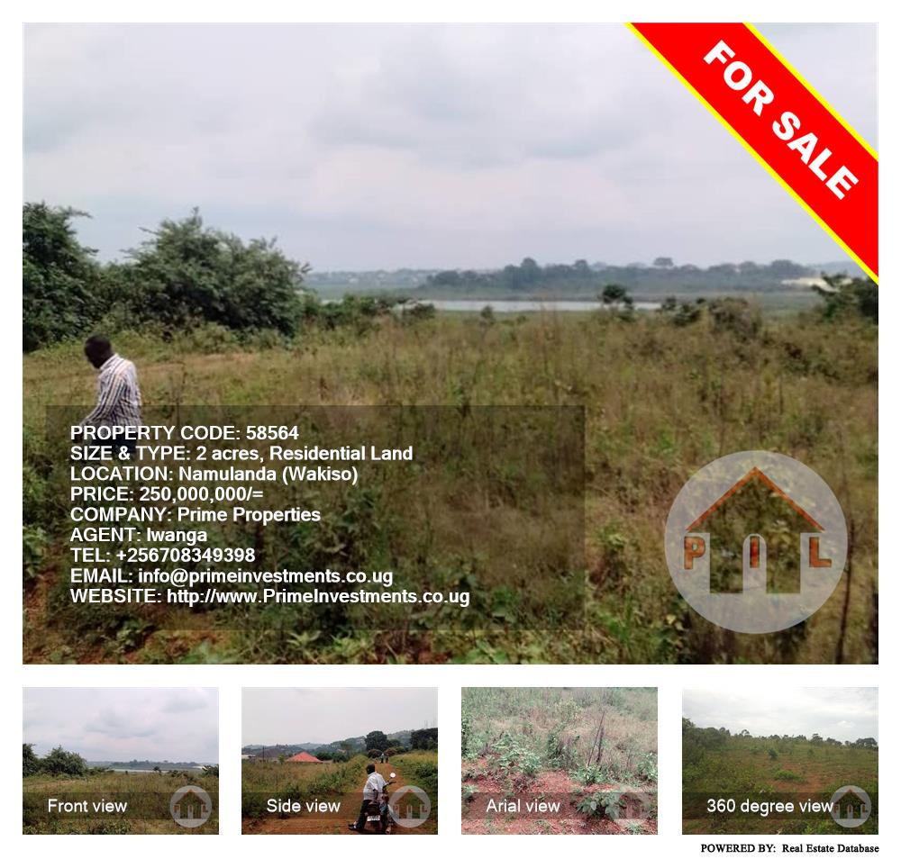 Residential Land  for sale in Namulanda Wakiso Uganda, code: 58564