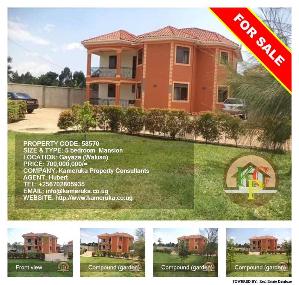 5 bedroom Mansion  for sale in Gayaza Wakiso Uganda, code: 58570