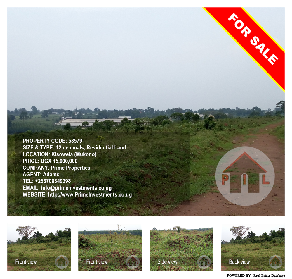 Residential Land  for sale in Kisowela Mukono Uganda, code: 58579