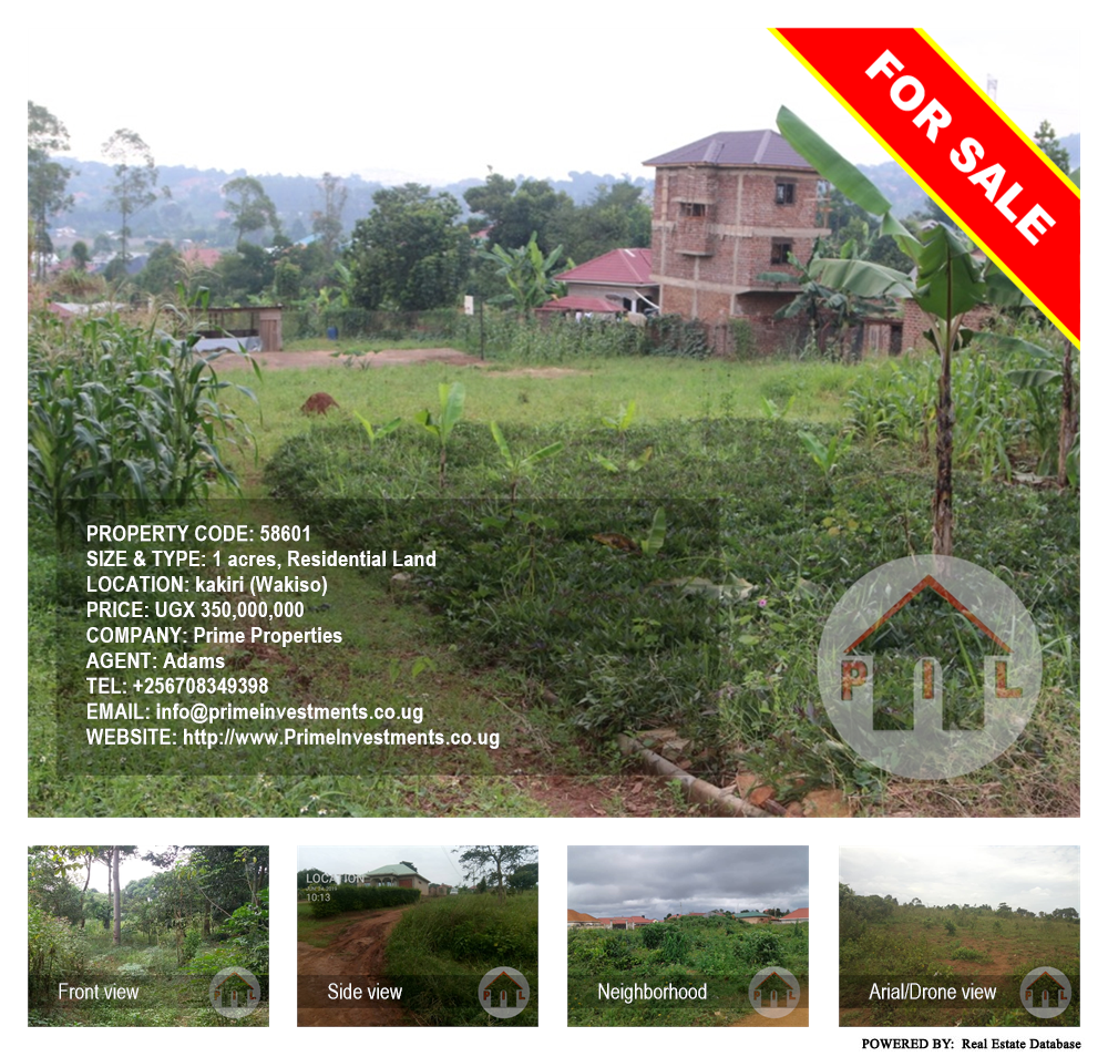 Residential Land  for sale in Kakiri Wakiso Uganda, code: 58601